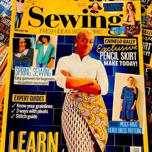 New Simply Sewing Magazine with a bonus insert.